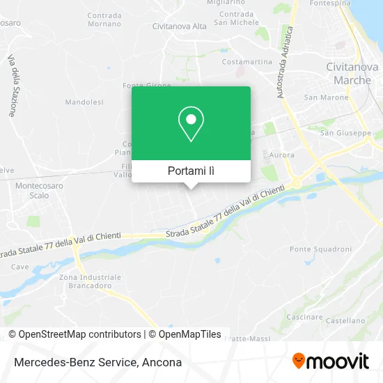 Mappa Mercedes-Benz Service