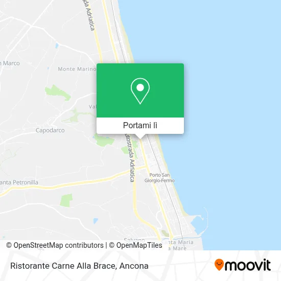 Mappa Ristorante Carne Alla Brace