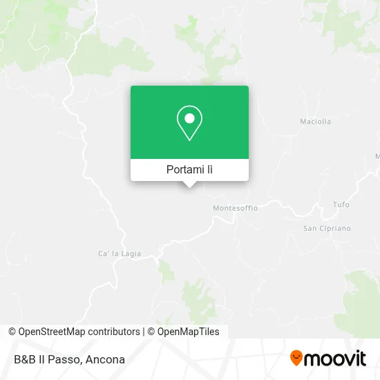 Mappa B&B Il Passo