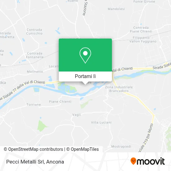 Mappa Pecci Metalli Srl