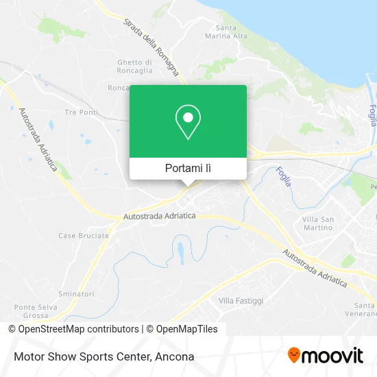 Mappa Motor Show Sports Center