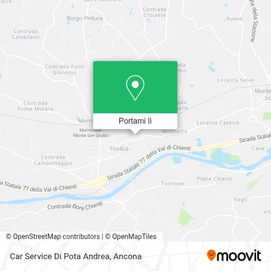 Mappa Car Service Di Pota Andrea