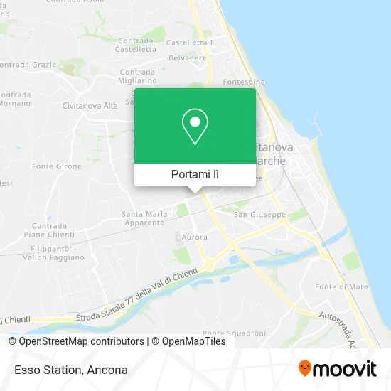 Mappa Esso Station