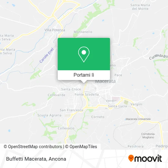 Mappa Buffetti Macerata