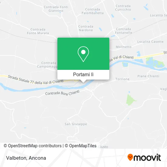 Mappa Valbeton