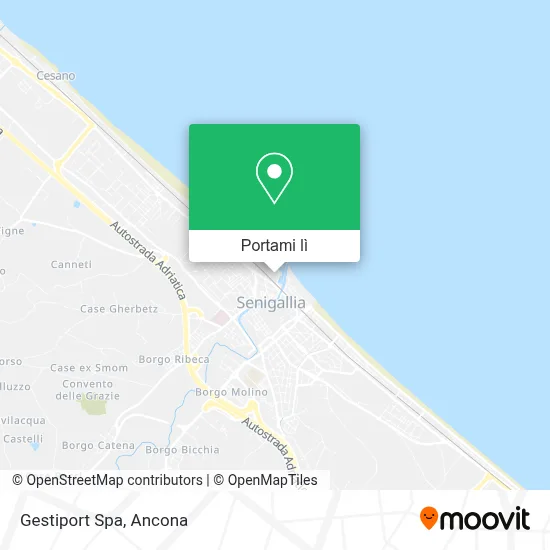 Mappa Gestiport Spa