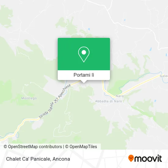 Mappa Chalet Ca' Panicale