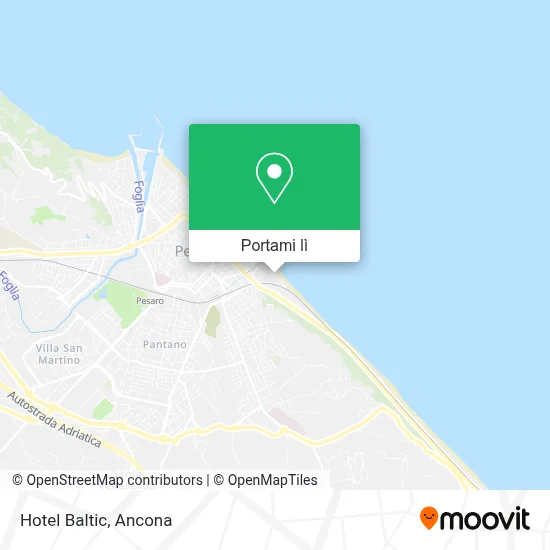 Mappa Hotel Baltic