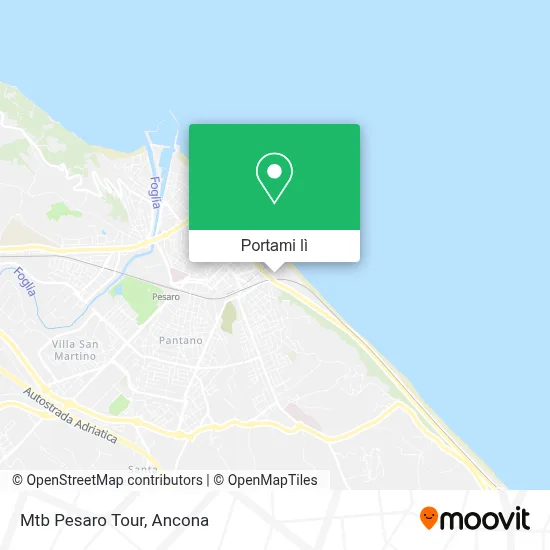 Mappa Mtb Pesaro Tour