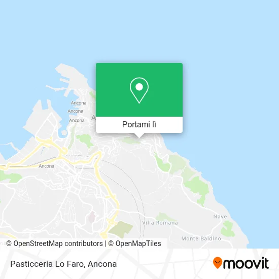 Mappa Pasticceria Lo Faro