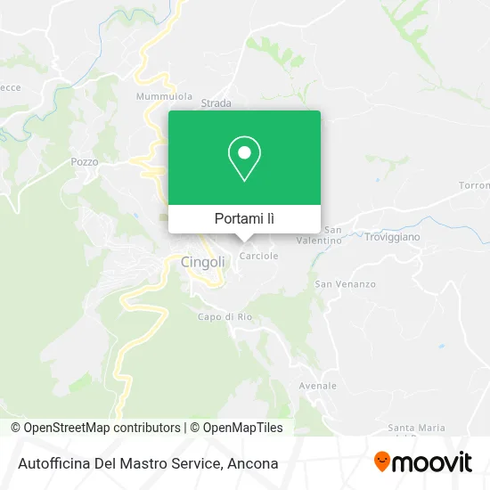 Mappa Autofficina Del Mastro Service