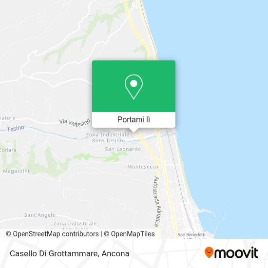 Mappa Casello Di Grottammare