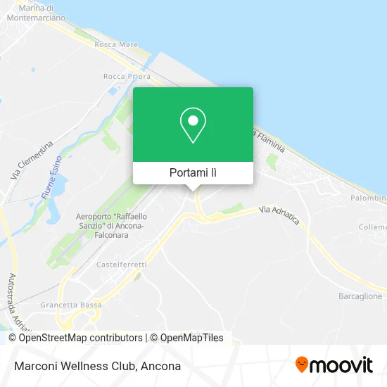 Mappa Marconi Wellness Club