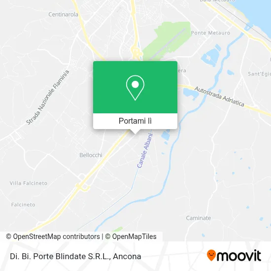 Mappa Di. Bi. Porte Blindate S.R.L.