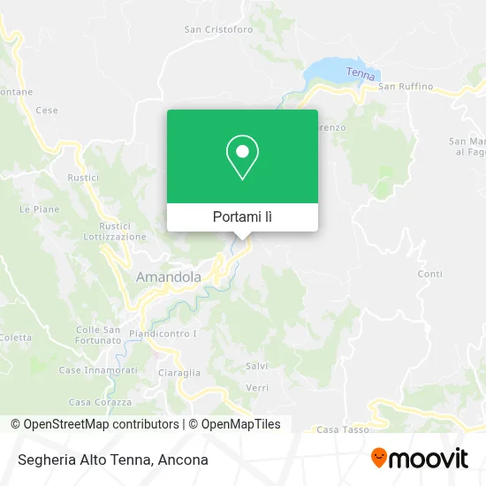 Mappa Segheria Alto Tenna