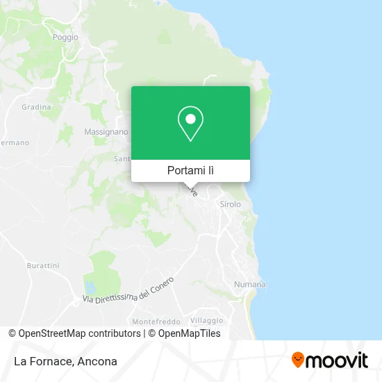 Mappa La Fornace