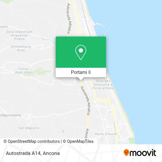 Mappa Autostrada A14