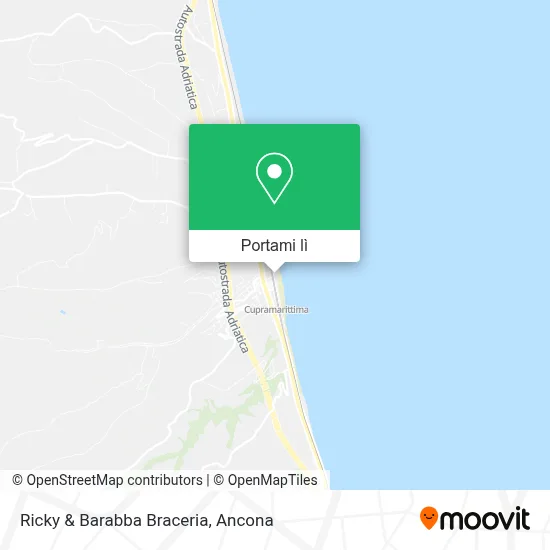 Mappa Ricky & Barabba Braceria