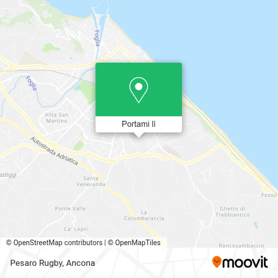 Mappa Pesaro Rugby