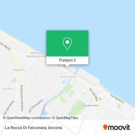 Mappa La Rocca Di Falconara