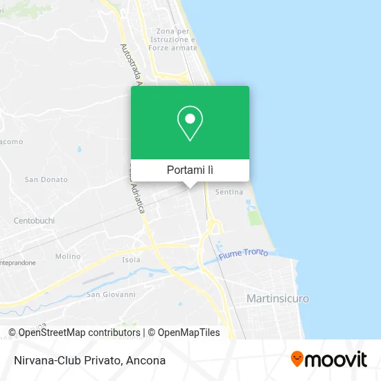 Mappa Nirvana-Club Privato