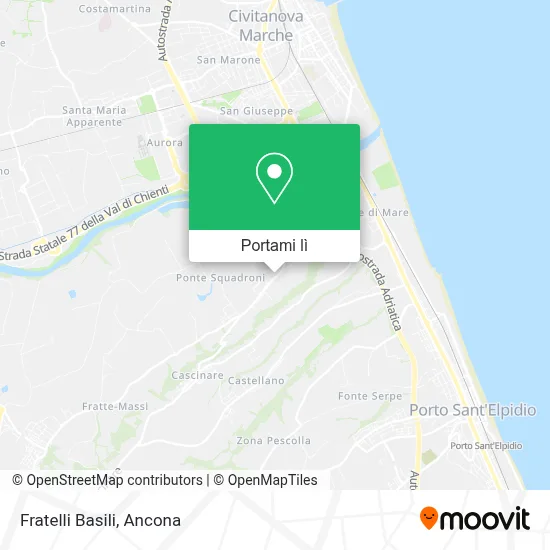 Mappa Fratelli Basili