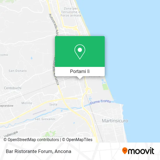 Mappa Bar Ristorante Forum