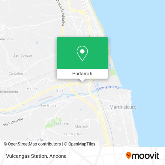 Mappa Vulcangas Station