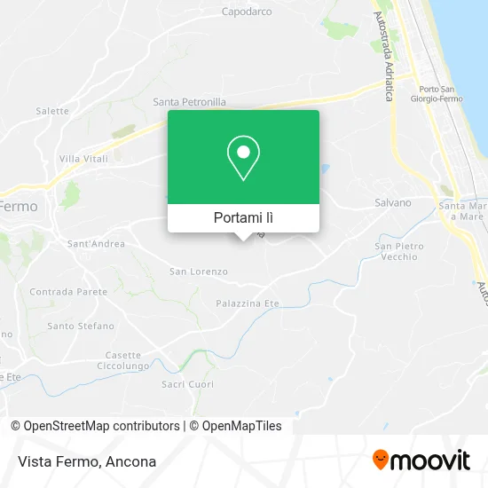 Mappa Vista Fermo