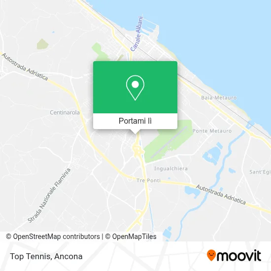Mappa Top Tennis