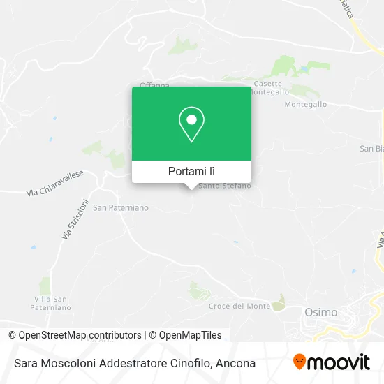 Mappa Sara Moscoloni Addestratore Cinofilo