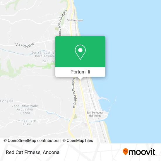Mappa Red Cat Fitness