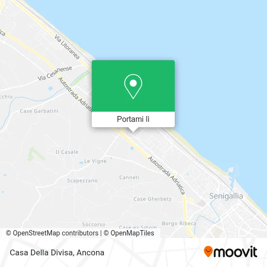Mappa Casa Della Divisa