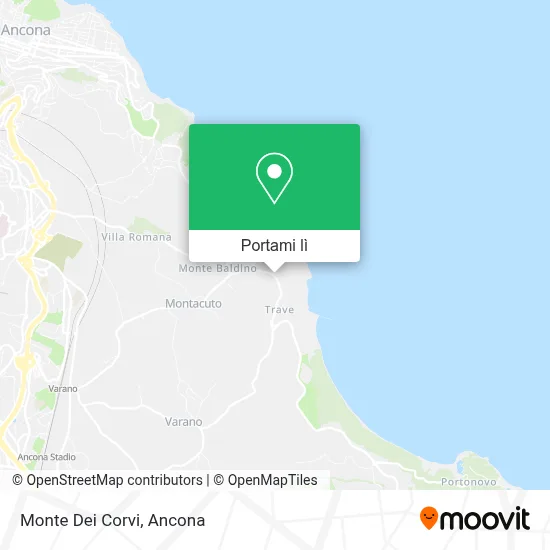 Mappa Monte Dei Corvi