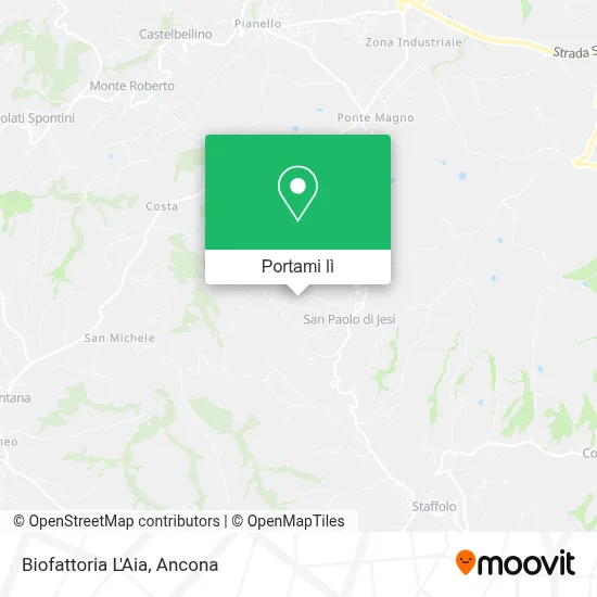 Mappa Biofattoria L'Aia