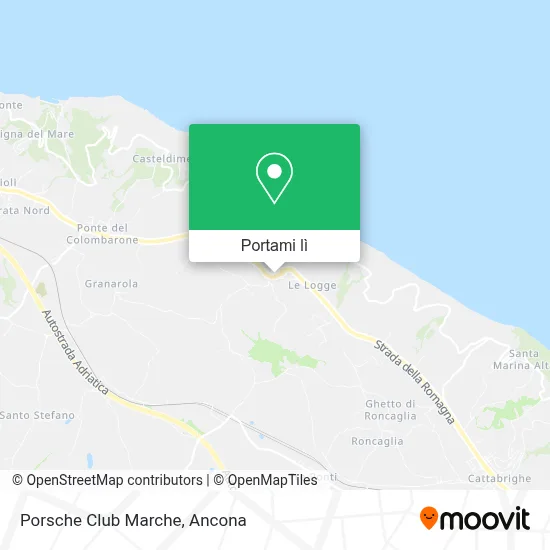 Mappa Porsche Club Marche