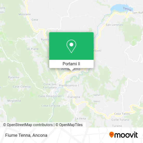 Mappa Fiume Tenna