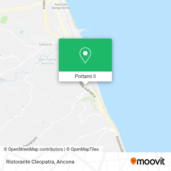 Mappa Ristorante Cleopatra