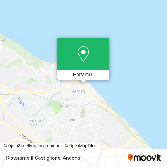 Mappa Ristorante Il Castiglione