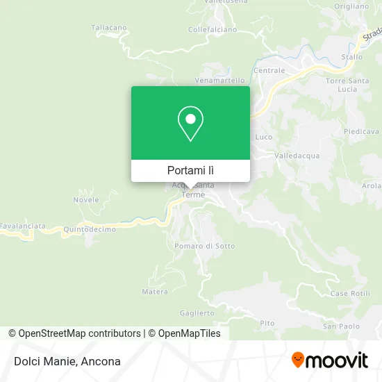 Mappa Dolci Manie