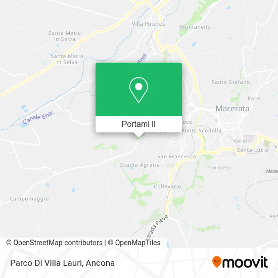 Mappa Parco Di Villa Lauri
