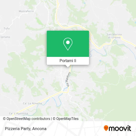 Mappa Pizzeria Party