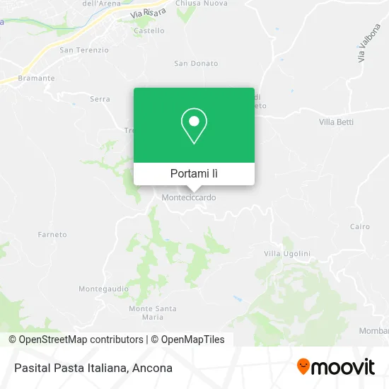 Mappa Pasital Pasta Italiana
