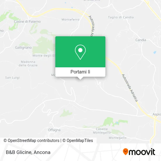 Mappa B&B Glicine