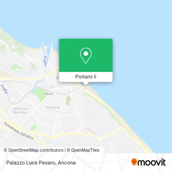 Mappa Palazzo Luce Pesaro