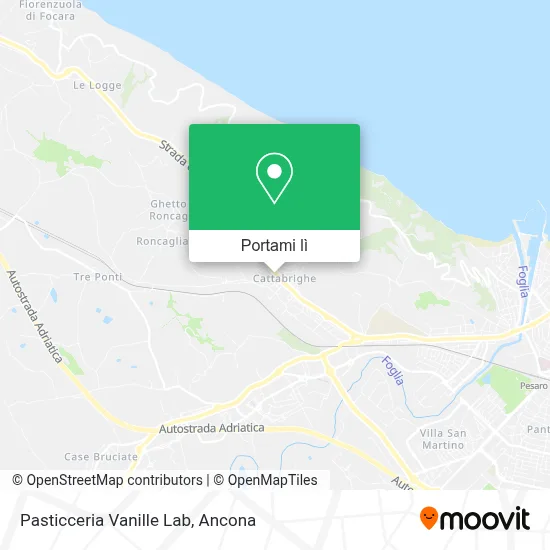 Mappa Pasticceria Vanille Lab