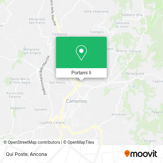 Mappa Qui Poste