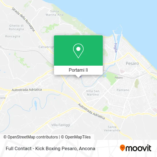 Mappa Full Contact - Kick Boxing Pesaro