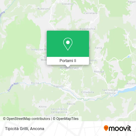 Mappa Tipicità Grilli