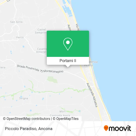 Mappa Piccolo Paradiso